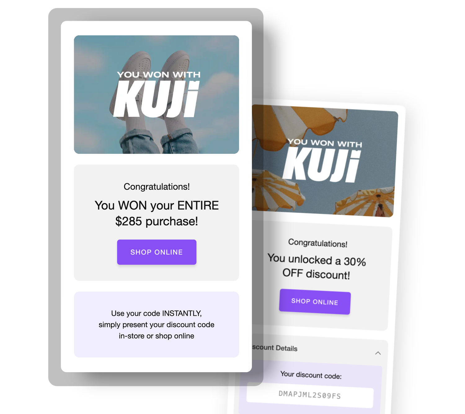 Kuji order confirmation